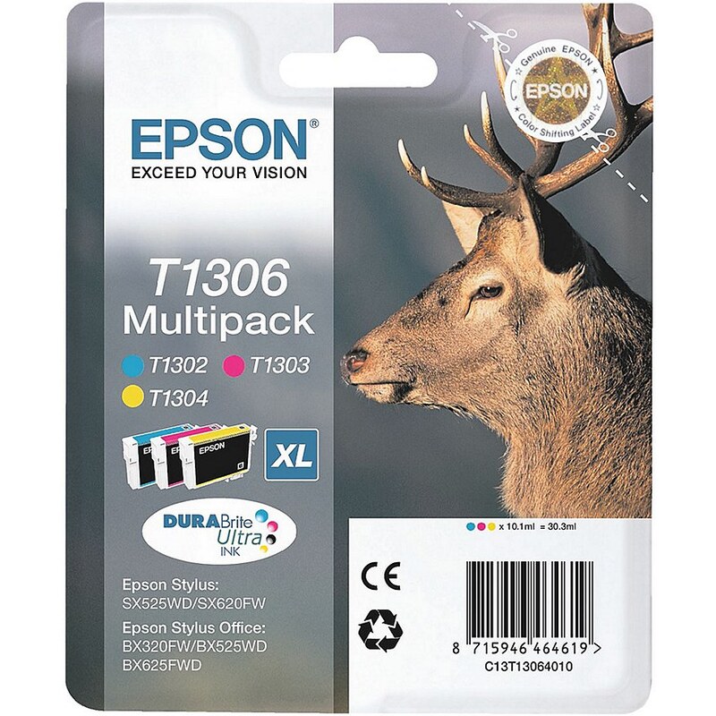 Epson 3er-Multipack Tintenpatronen »T1306«