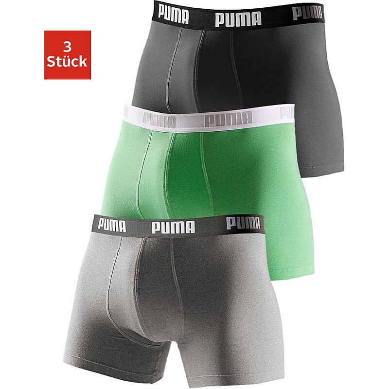 PUMA Boxer (3 Stück) sportliche Retro Pants