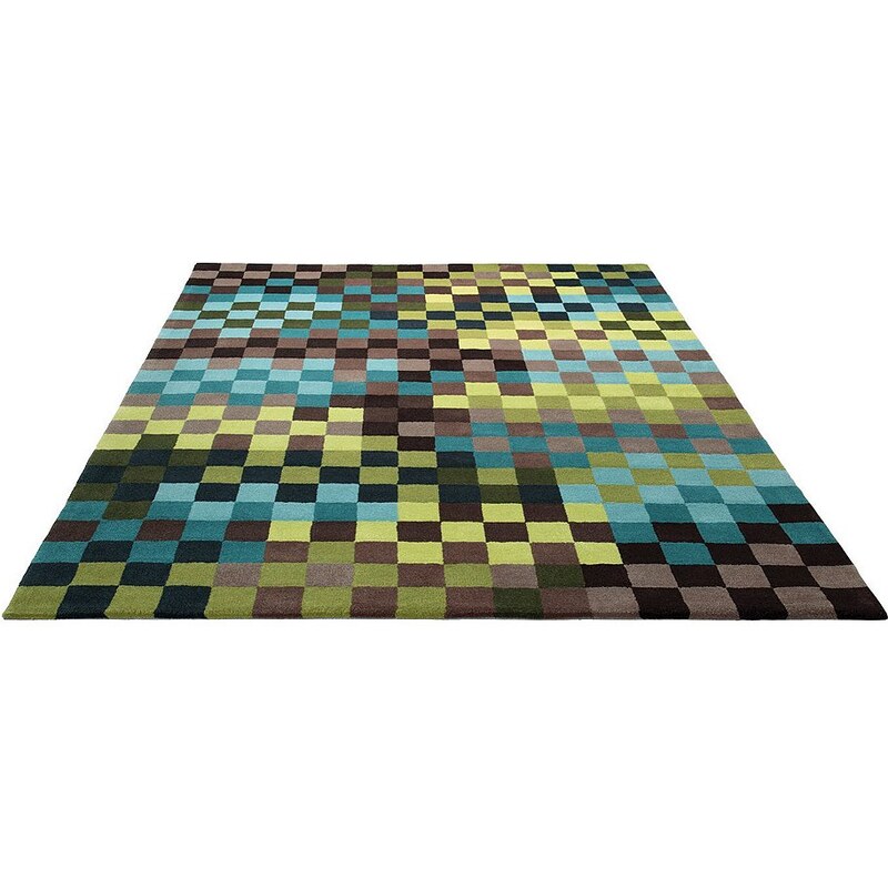 ESPRIT HOME Marken-Teppich, Esprit, »Pixel«, handgetuftet