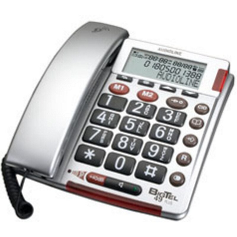 Audioline Telefon »Big Tel 49 plus silber«