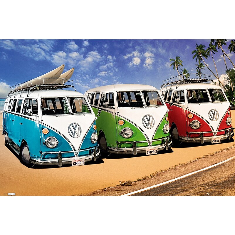 Bild, Home affaire, »VW Californian Camper - campers«, 90/60 cm