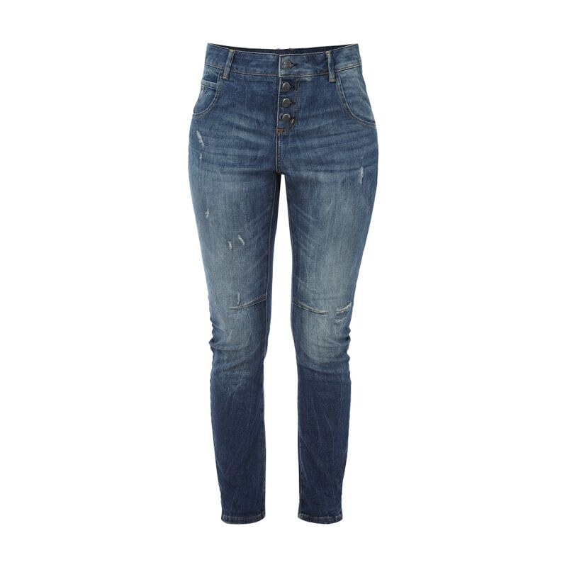 s.Oliver RED LABEL Used Look Boyfriend Fit 5-Pocket-Jeans