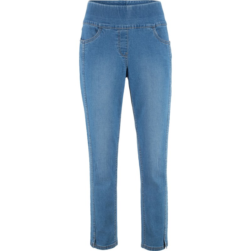 bpc bonprix collection Hoch geschnittene 7/8-Stretch-Jeans in blau für Damen von bonprix