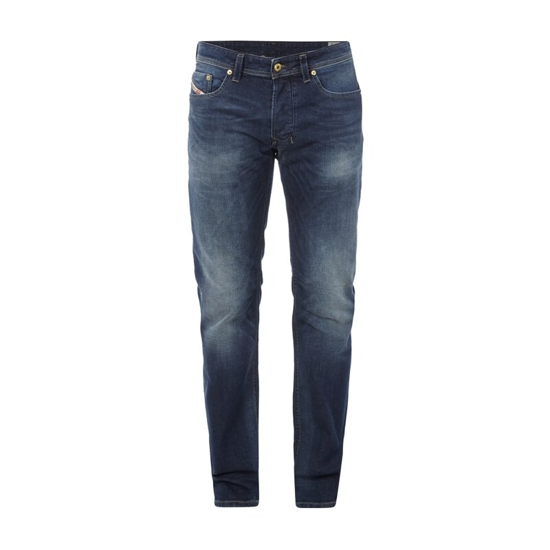 Diesel Stone Washed Regular-Straight Fit Jeans