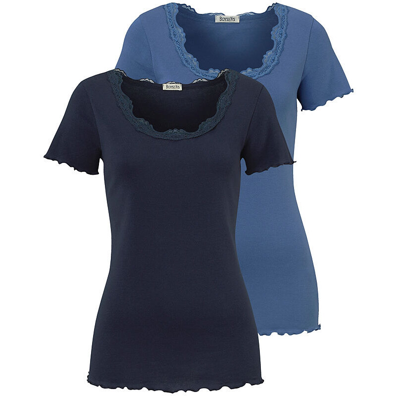 Damen T-Shirt Boysen's blau 32/34 (XS),36/38 (S),40/42 (M),44/46 (L),48/50 (XL),52/54 (XXL)