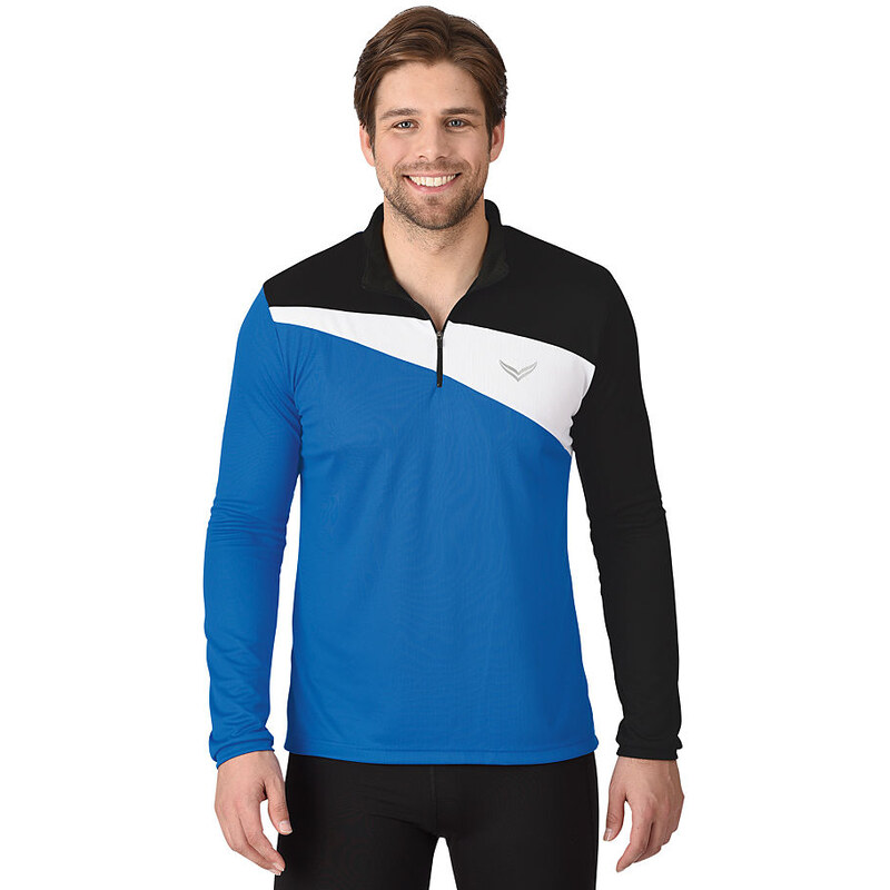 TRIGEMA COOLMAX Sport-Shirt TRIGEMA blau L,M,S,XL,XXL