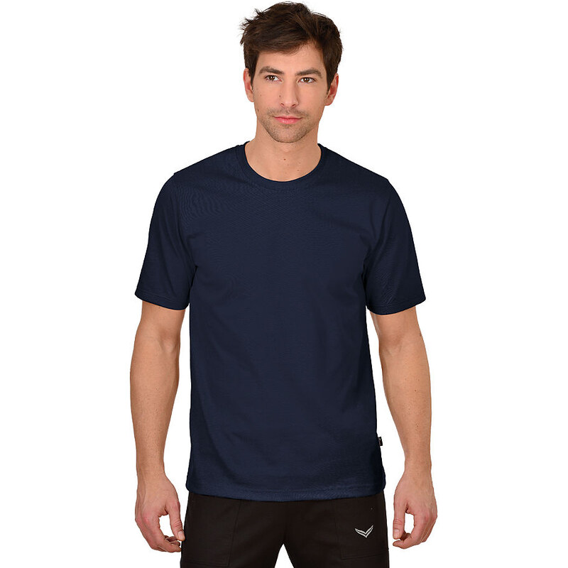 TRIGEMA TRIGEMA T-Shirt DELUXE blau L,M,S,XL,XXL,XXXL