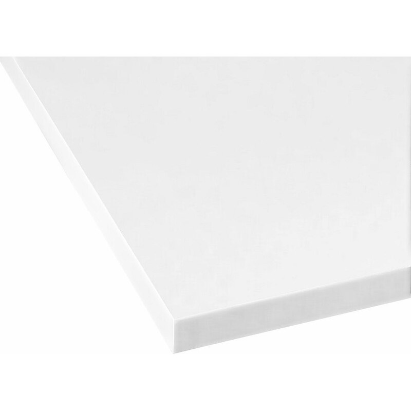 Arbeitsplatte Flexi 100-180 cm lang 28 mm stark 35 cm tief Baur weiß