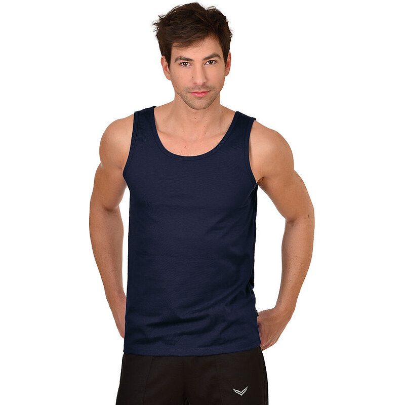 TRIGEMA Träger-Shirt 100% Baumwolle TRIGEMA blau L,M,S,XL,XXL,XXXL
