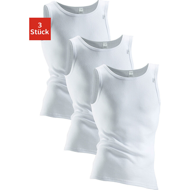 CLIPPER EXCLUSIVE Exclusive Unterhemd in Doppel oder Feinripp Qualität (3 Stück) Mit Komfortschnitt hinten etwas länger. Spürbar weich und glatt weiß 4,5,6,7,8,9,10,12