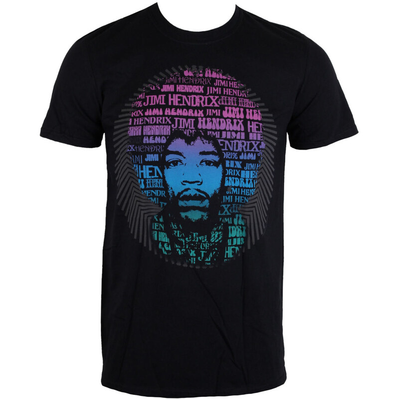 Metal T-Shirt Männer Jimi Hendrix - Afro Speech - ROCK OFF - JHXTS02MB