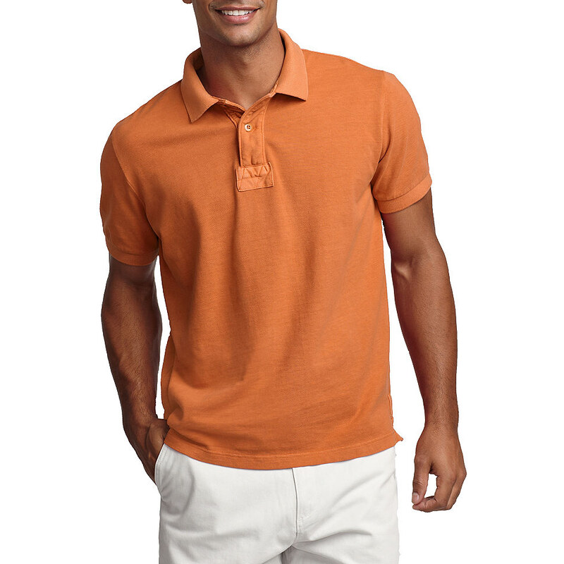 Eddie Bauer Pigment-Piqué-Poloshirt EDDIE BAUER orange L,M,S,XL,XXL