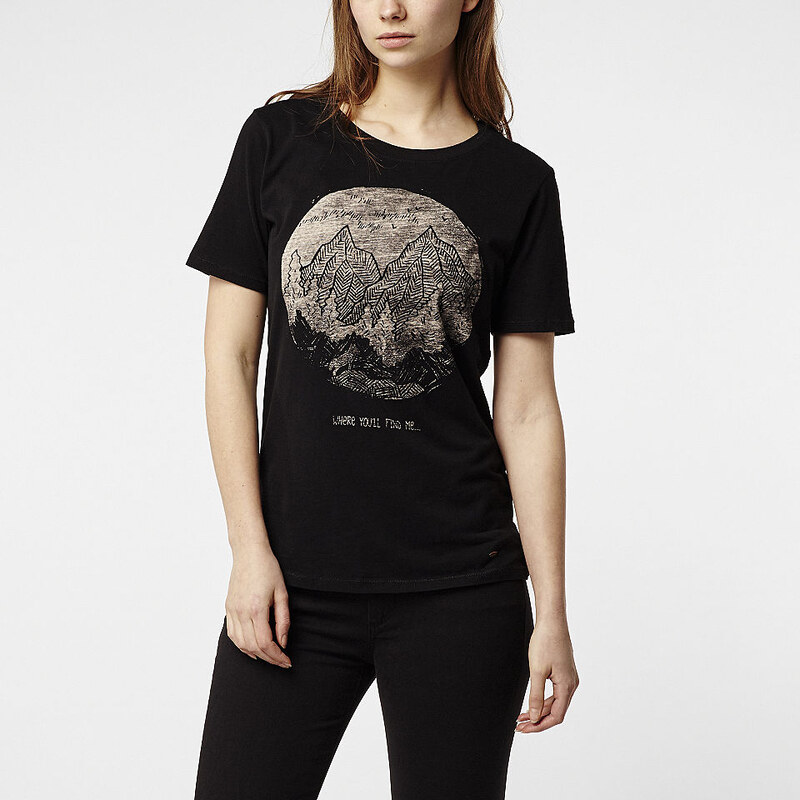 O'NEILL Damen T-Shirt kurzärmlig Americana schwarz L (42),M (40),S (38),XL (44),XS (36)