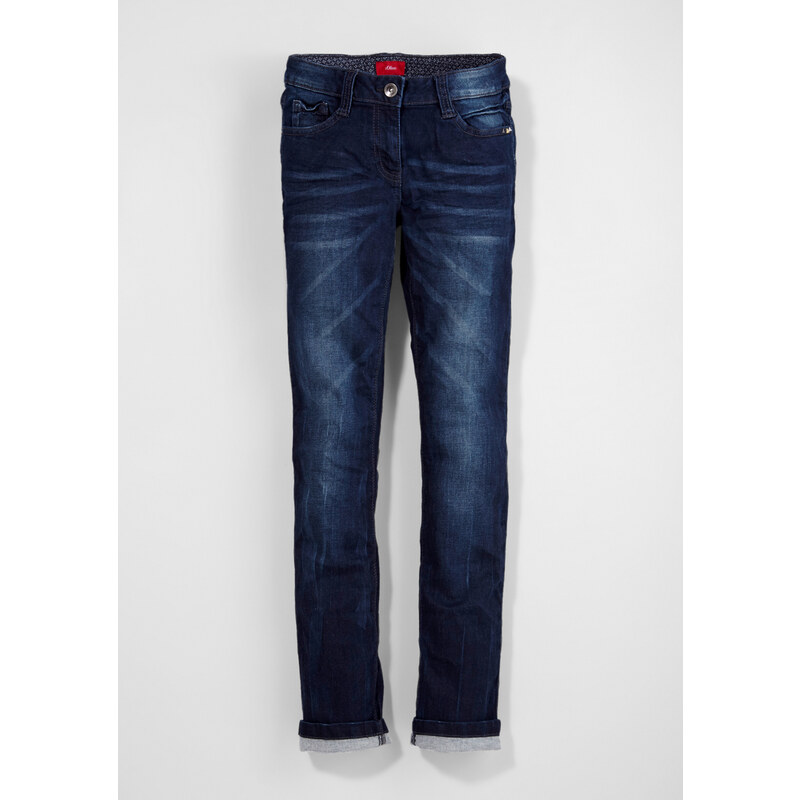 s.Oliver Suri: Used-Jeans mit Nieten