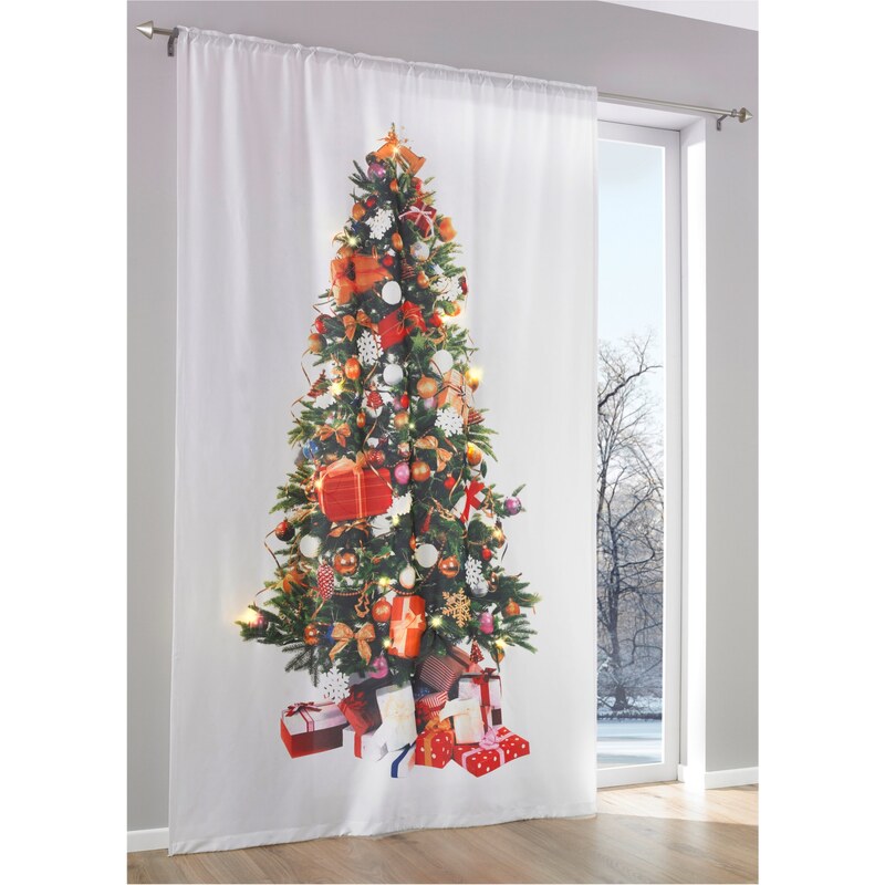bpc living bonprix collection Vorhang LED Weihnachtsbaum (1er-Pack) weiß bonprix