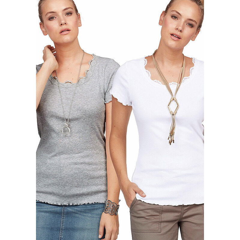 Damen T-Shirt Boysen's grau 32/34 (XS),36/38 (S),40/42 (M),44/46 (L),48/50 (XL)
