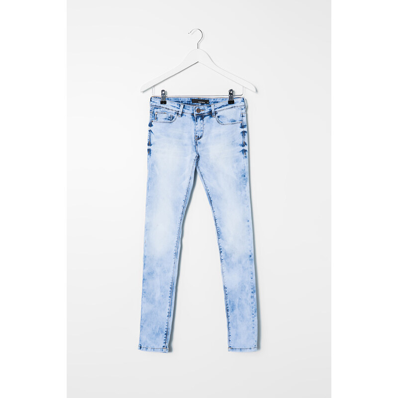 Tally Weijl Superhelle Jeans mit Acid-Waschung