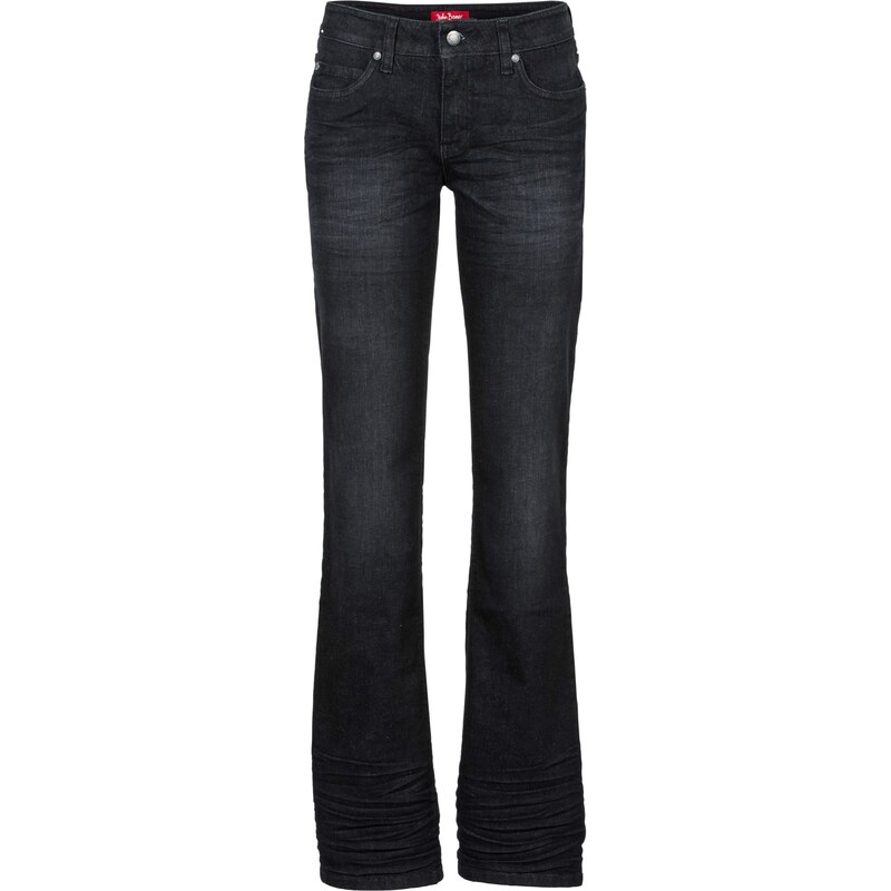 John Baner JEANSWEAR Authentic-Stretch-Jeans, BOOTCUT in schwarz für Damen von bonprix