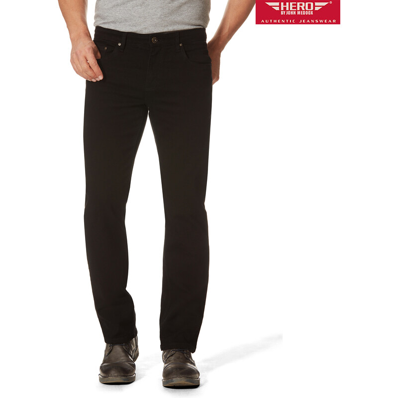 Hero Regular Straight-Jeans Denver Black - W38-L30