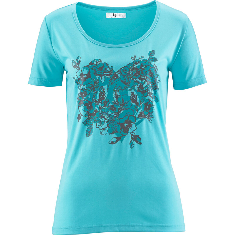 bpc bonprix collection Shirt, Halbarm in blau für Damen von bonprix