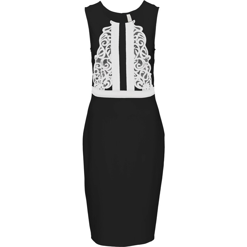 BODYFLIRT boutique Kleid ohne Ärmel in schwarz von bonprix