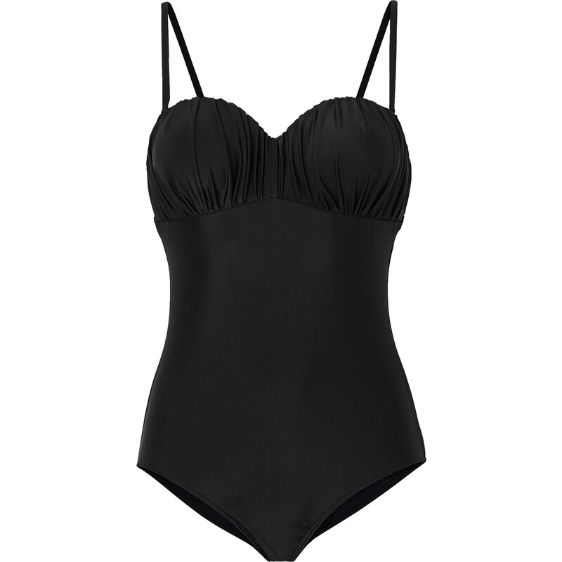 bpc selection Badeanzug, Cup D in schwarz für Damen von bonprix