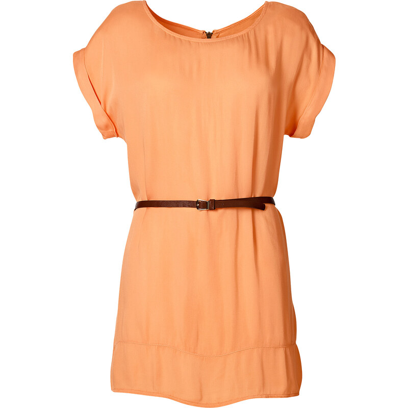 RAINBOW Long-Tunika kurzer Arm in orange für Damen von bonprix