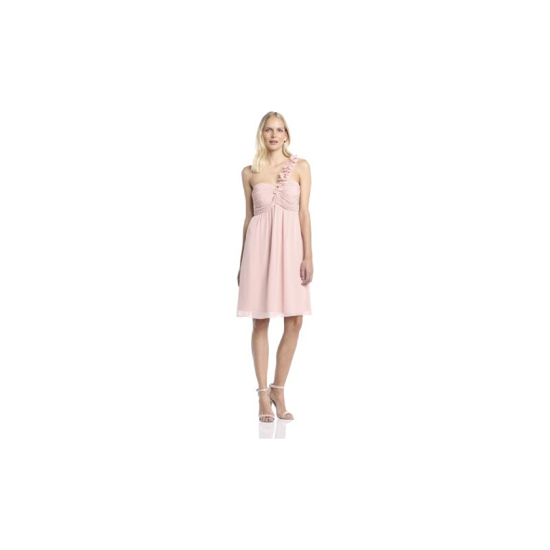ESPRIT Collection Damen One-Shoulder Kleid, Einfarbig