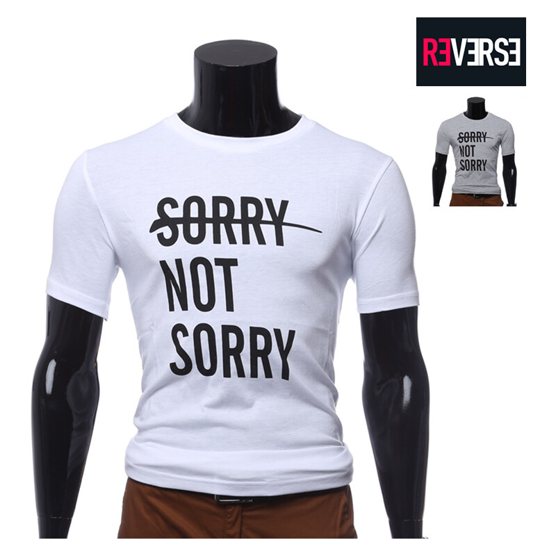 Re-Verse T-Shirt Sorry Not Sorry - Weiß - XXL