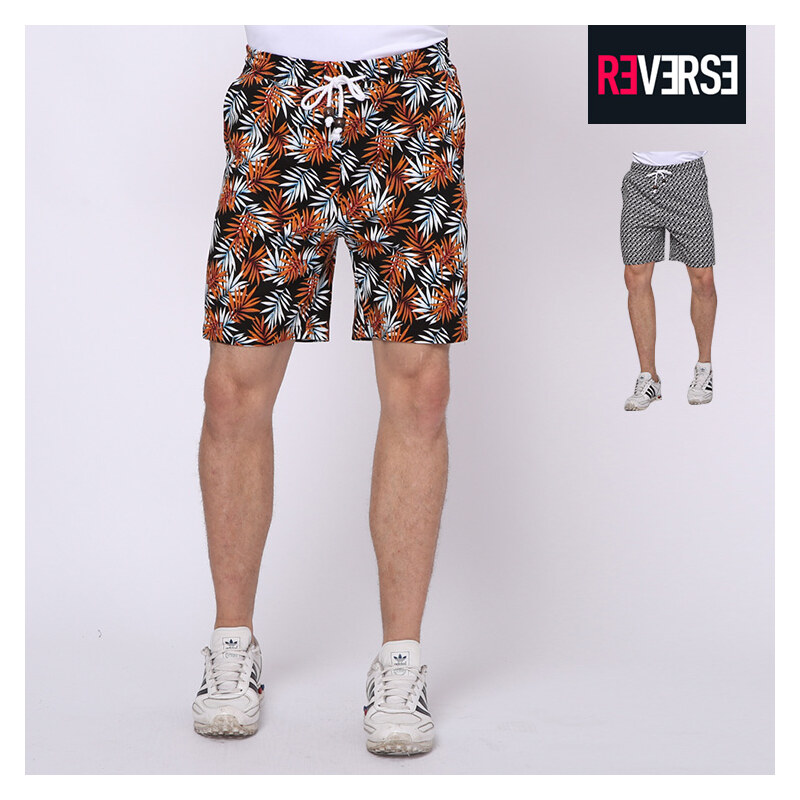 Re-Verse Shorts mit Allover-Print - Schwarz - M