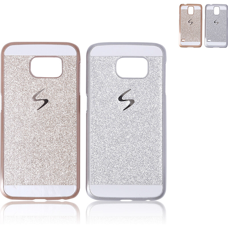 Lesara Glitzer-Schutzhülle für Samsung Galaxy S5/S6 - Silber - Samsung S6