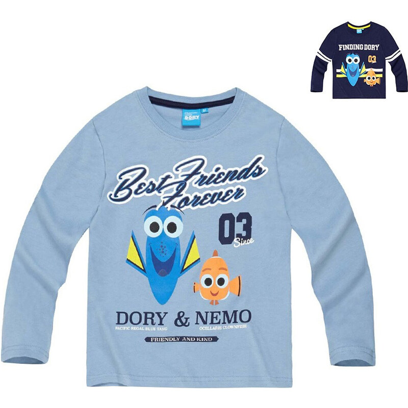 Lesara Kinder-Langarmshirt Disneys Findet Dorie - Blau - 110