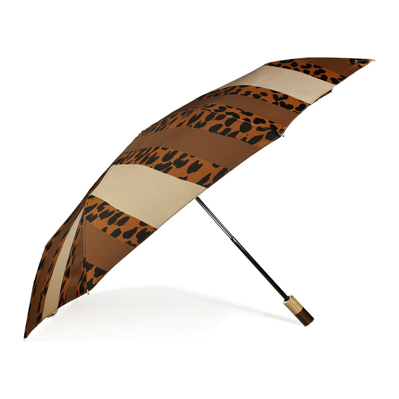 Burberry Shoes & Accessories Patterned Trafalgar Umbrella in Camel