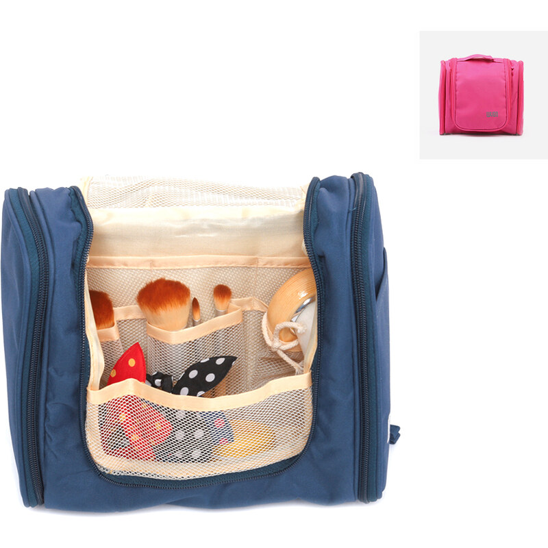 Lesara Reise-Kulturtasche zum Aufklappen - Pink
