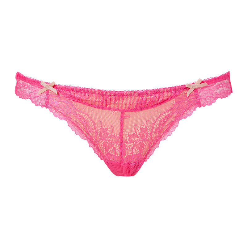 Elle Macpherson Intimates Hot Pink Picturesque Thong