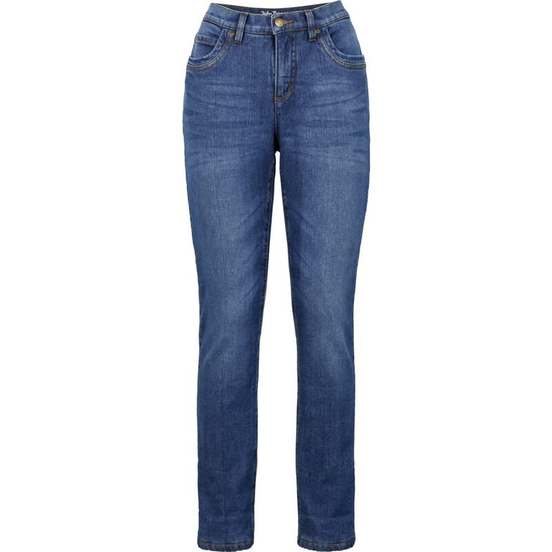 John Baner JEANSWEAR Thermo-Stretch-Jeans STRAIGHT in blau für Damen von bonprix