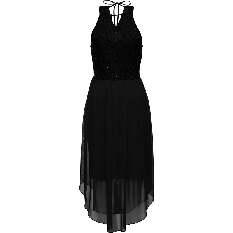 BODYFLIRT boutique Abendkleid ohne Ärmel in schwarz von bonprix