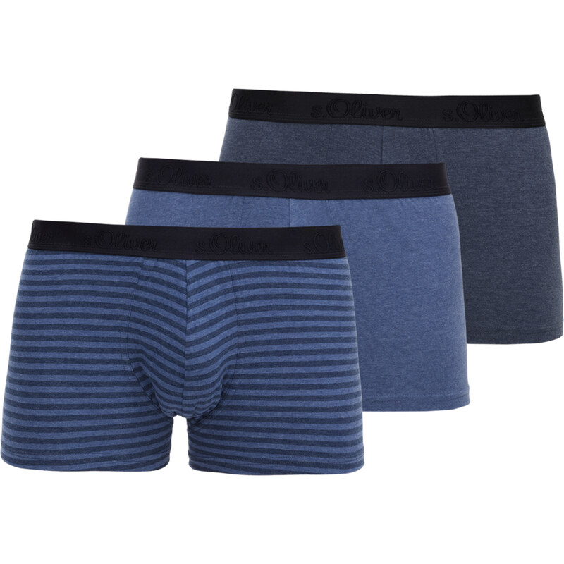 s.Oliver 3er-Pack Jersey-Shorts