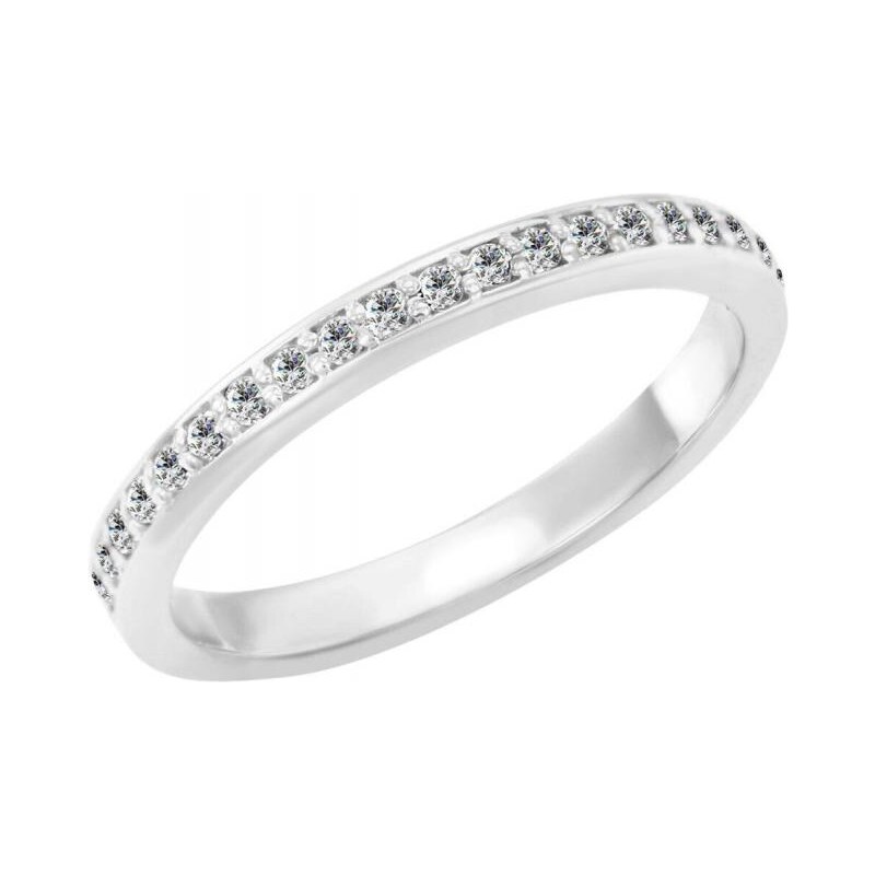 Eppi Goldener Eternity-Ring mit 1.25 mm Lab Grown Diamanten Mewya