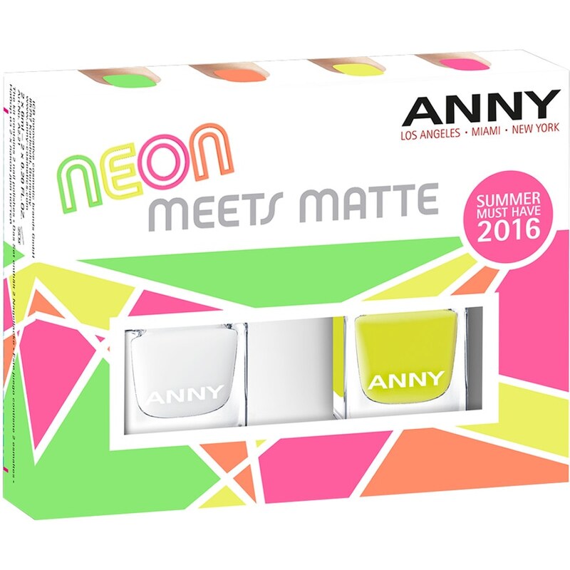Anny Nr. 22 Neon Meets Matte Nagellack Set 12 ml