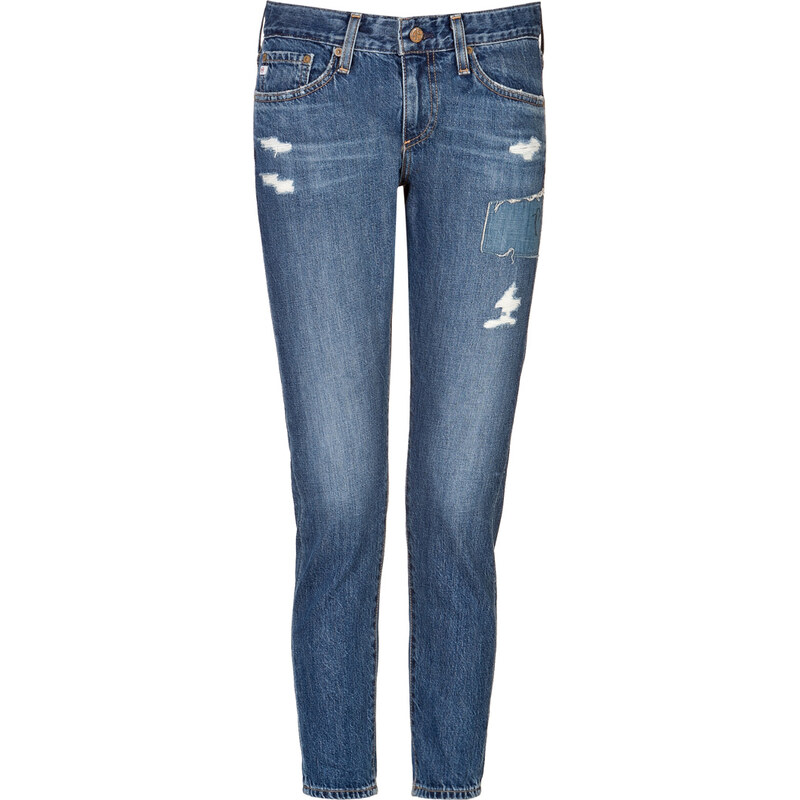Adriano Goldschmied Distressed Cropped Jeans
