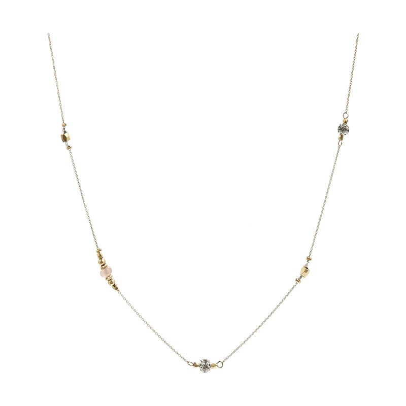 Orelia – Lange Kette mit Perlen und Kettengliedern