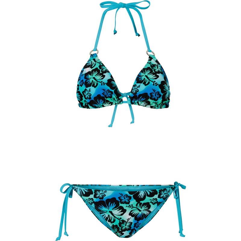RAINBOW Triangel Bikini (2-tlg. Set) in blau für Damen von bonprix