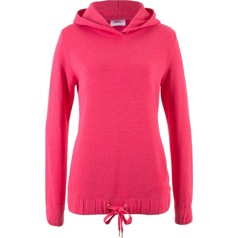 bpc bonprix collection Sweatshirt mit Gummizug am Saum langarm in pink für Damen von bonprix