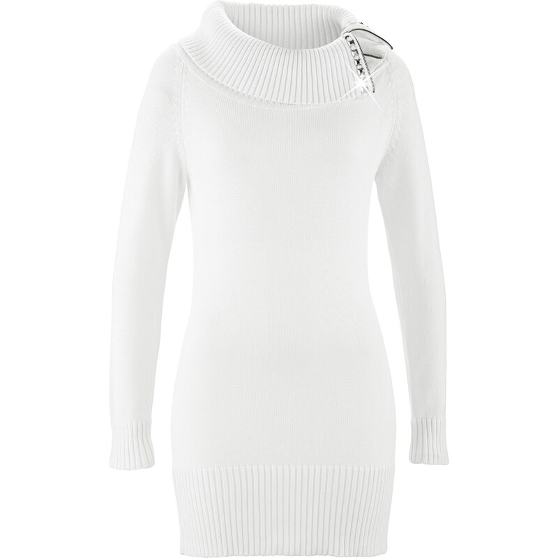 bpc selection Long-Pullover langarm weiß Damen bonprix