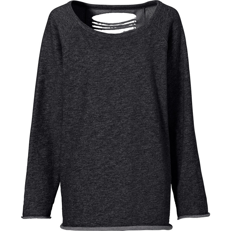 RAINBOW Sweatshirt in schwarz (Rundhals) für Damen von bonprix