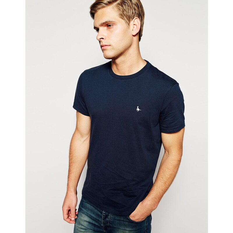 Jack Wills - Sandleford - T-Shirt mit Fasan-Logo - Blau