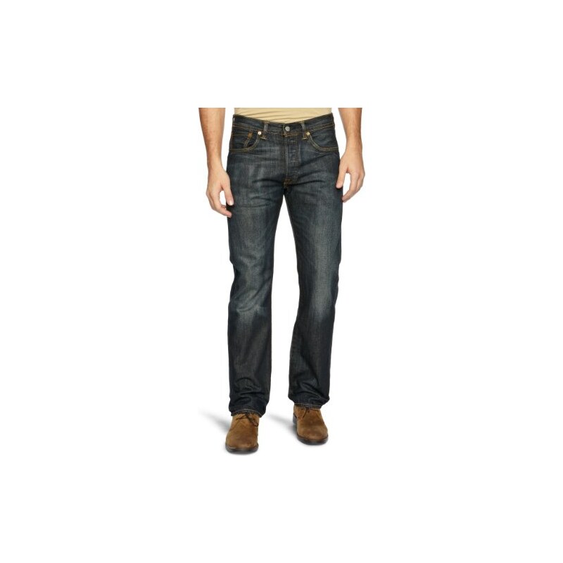 Levi's Herren 501 Original Fit Jeans, Blau (DUSTY BLACK 0039), 31W / 32L