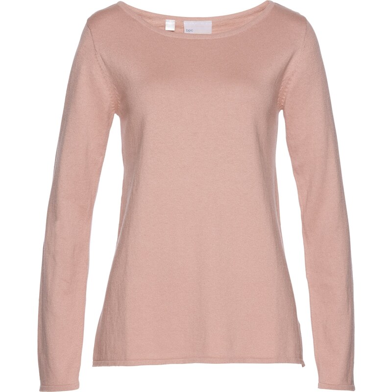 bpc selection premium Premium Pullover langarm in rosa für Damen von bonprix