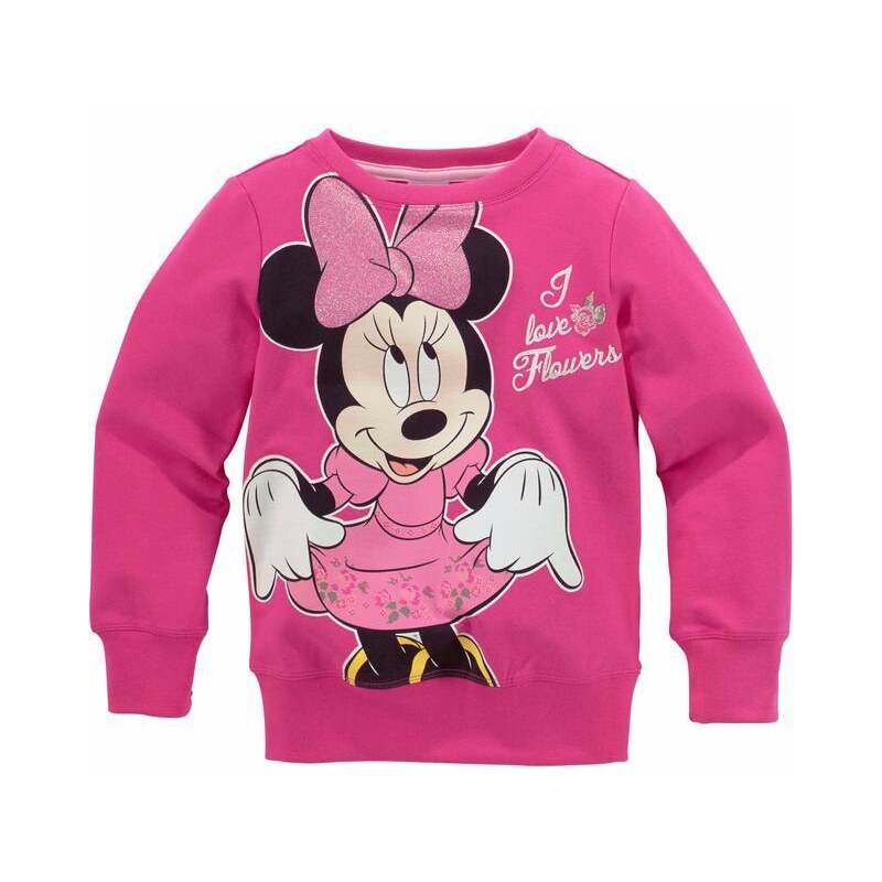 DISNEY Sweatshirt mit Minnie Mouse Druckmotiv